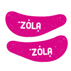 Патчі силіконові багаторазові Zola малинові, 1 пара