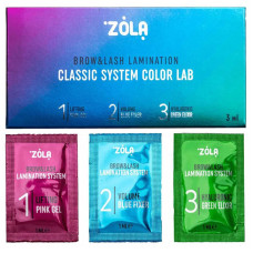 Набір для ламінування вій у саше Zola Color Lab,(3шт*1мл)