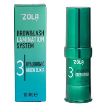 Склад для ламінування Zola 03 Hyaluronic Green Elixir